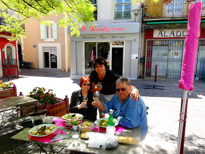 Lunch at Bourg Saint Andeol (ArdÃ¨che)